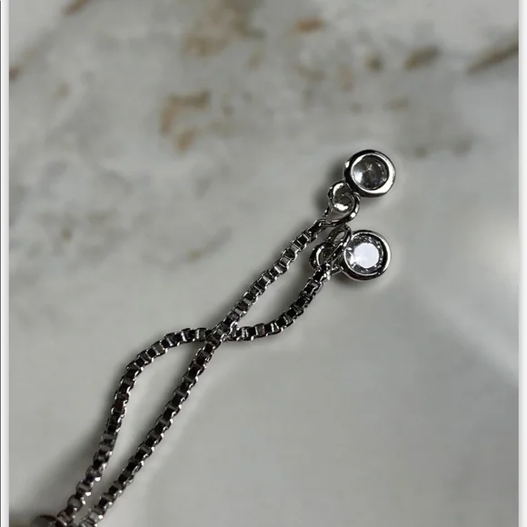 COPY - Tanzanite Swarovski crystal bracelet sparkly - Picture 4 of 4